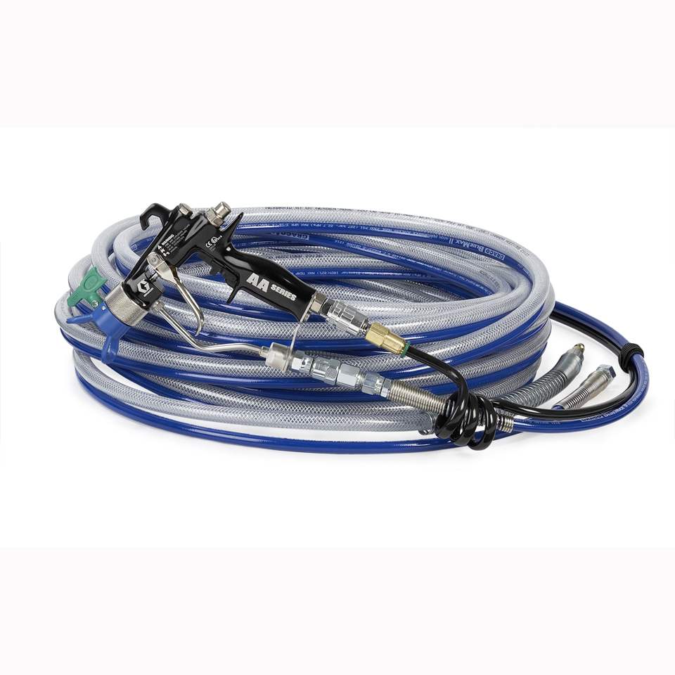 Graco G40 airassisted airless gun and 25' twin hose kit Airless and